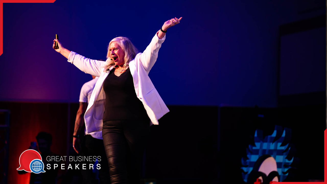 Alison Edgar MBE hire expert in improving performance inside organisations speaker book at agent Great Business Speakers