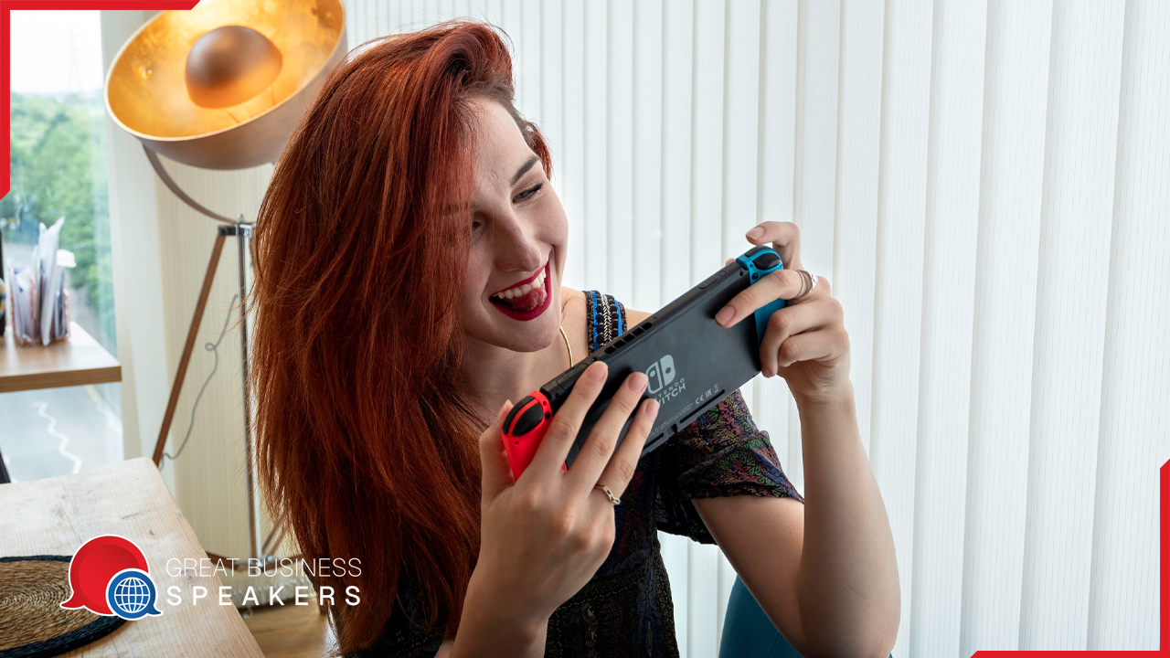 Alysia Judge hire broadcaster on gaming and UK's premier speaker book at agent Great Business Speakers.