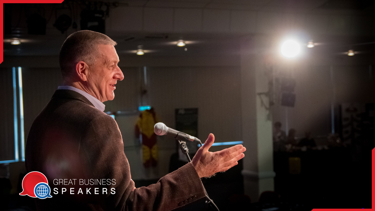 Andrew Thorp hire award-winning speaker book at agent Great Business Speakers