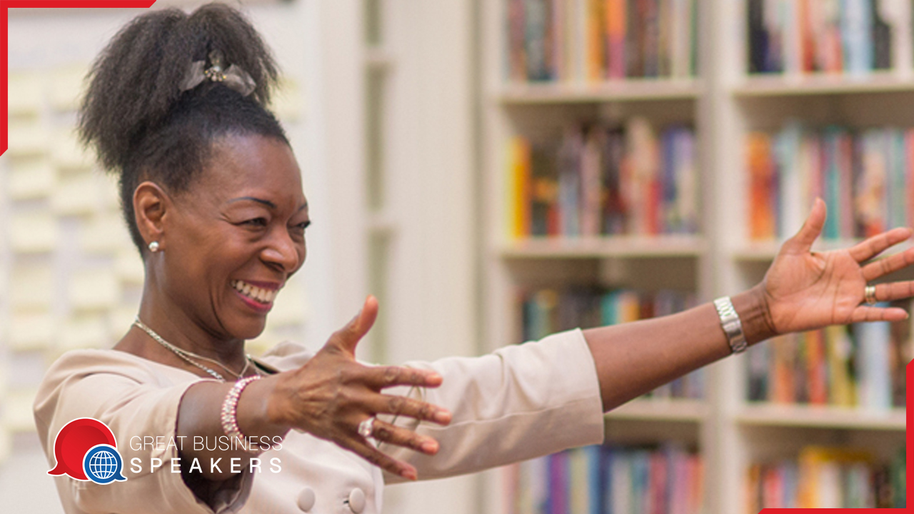 Baroness Floella Benjamin DBE hire diversity speaker book at agent Great Business Speakers.