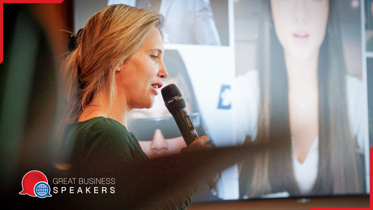 Chloe Combi hire Global expert speaker book at agent Great Business Speakers