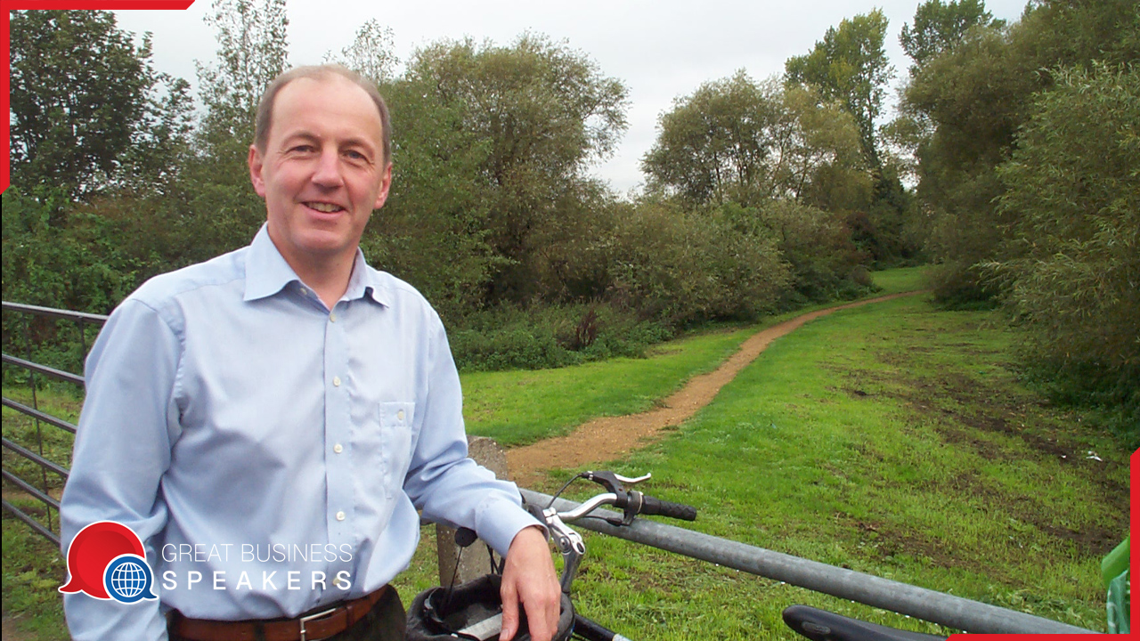 Chris Goodall hire English businessman speaker book at agent Great Business Speakers