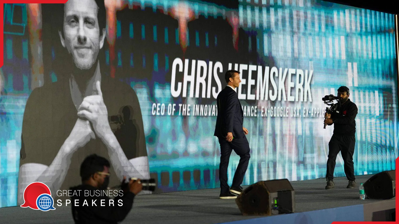 Chris Heemskerk hire technology speaker book at agent Great Business Speakers
