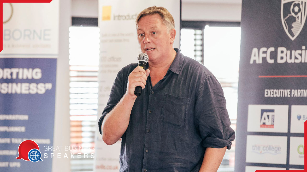 Chris Hunter hire leadership speaker book at agent Great Business Speakers