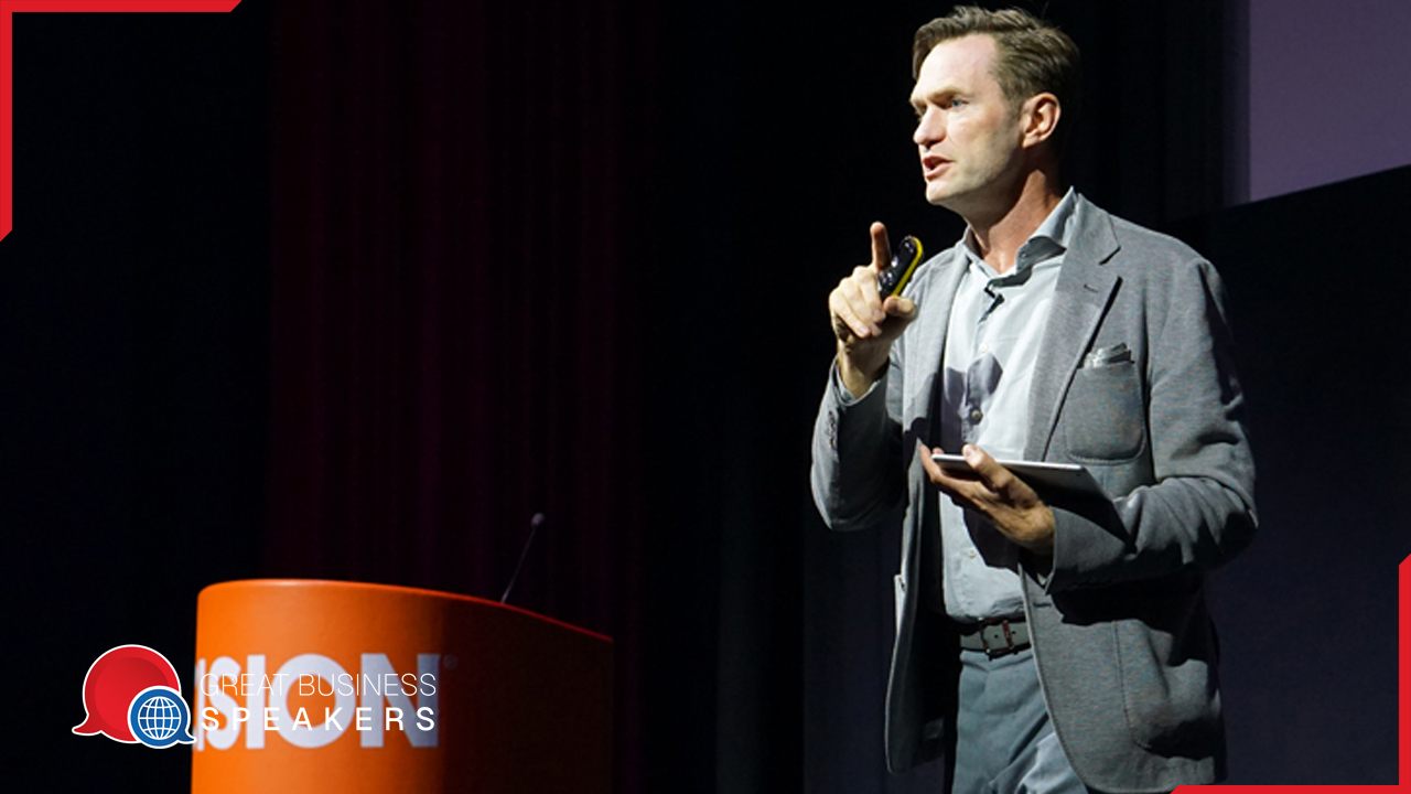 Chris Sanderson hire CEO of Co-founder of The Future Laboratory speaker book at agent Great Business Speakers