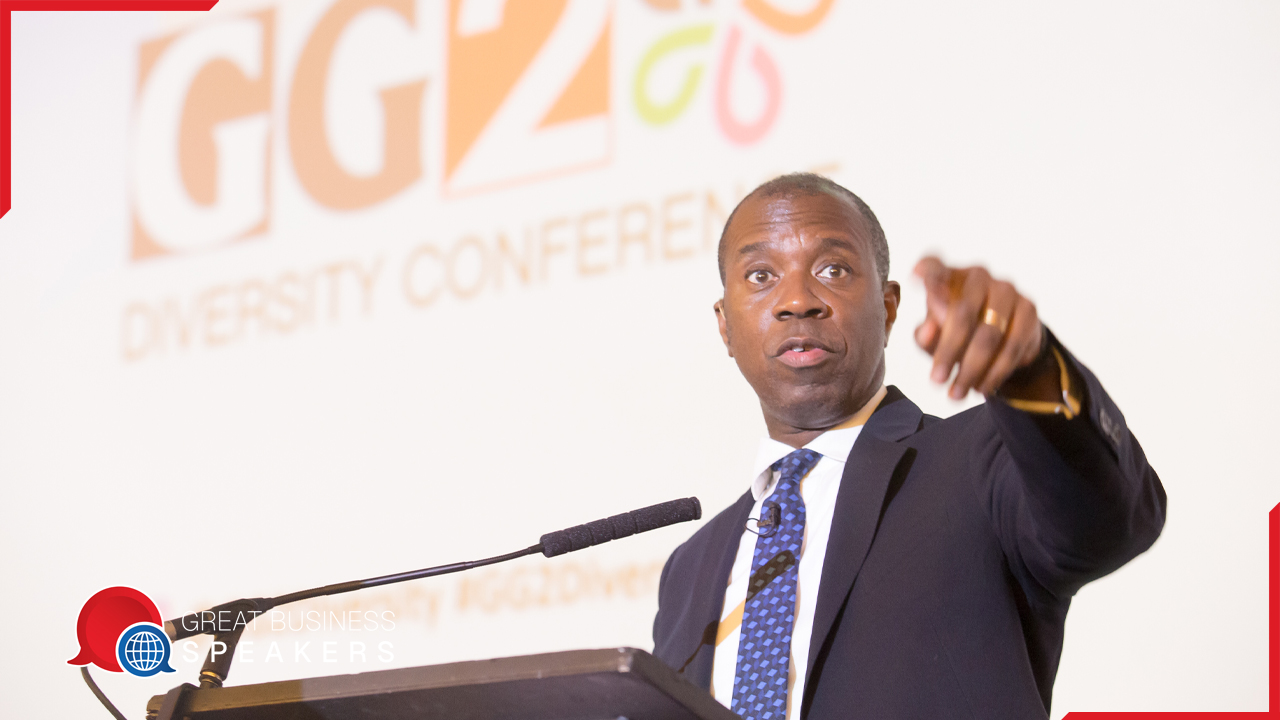 Clive Myrie hire broadcaster speaker book at agent Great Business Speakers.