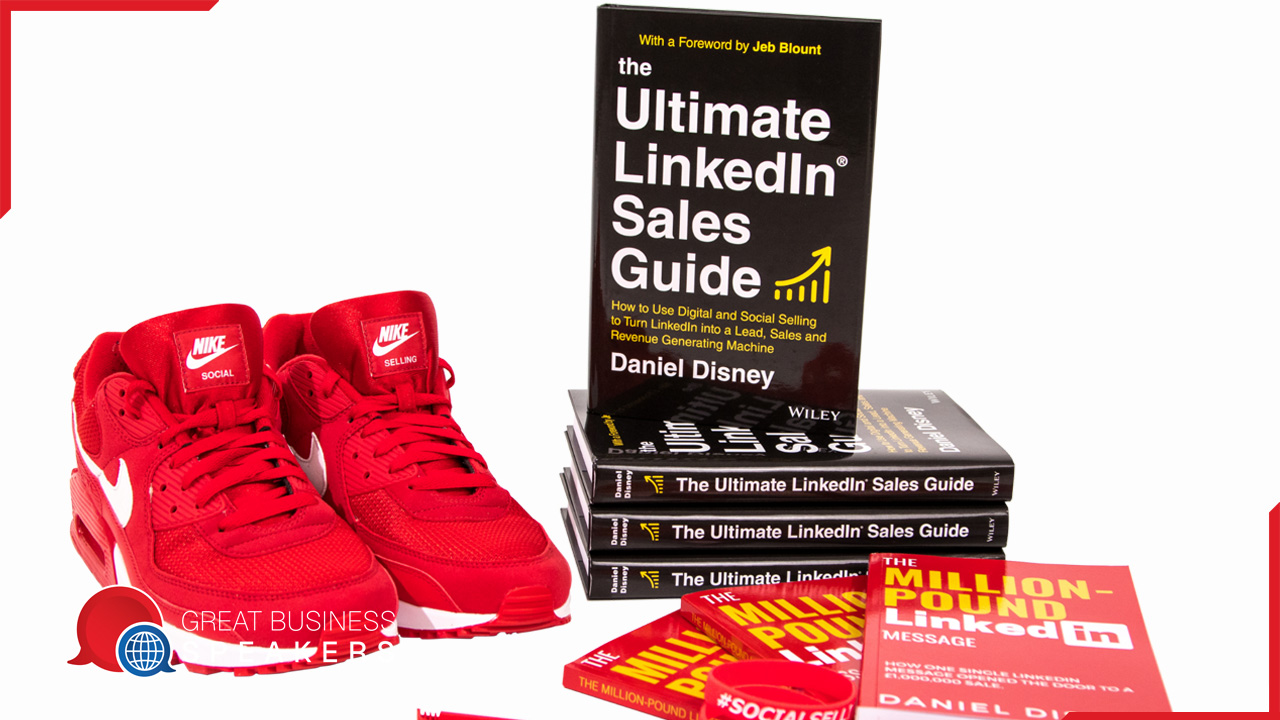 Daniel Disney hire Linkedin and social selling expert speaker book at agent Great Business Speakers.