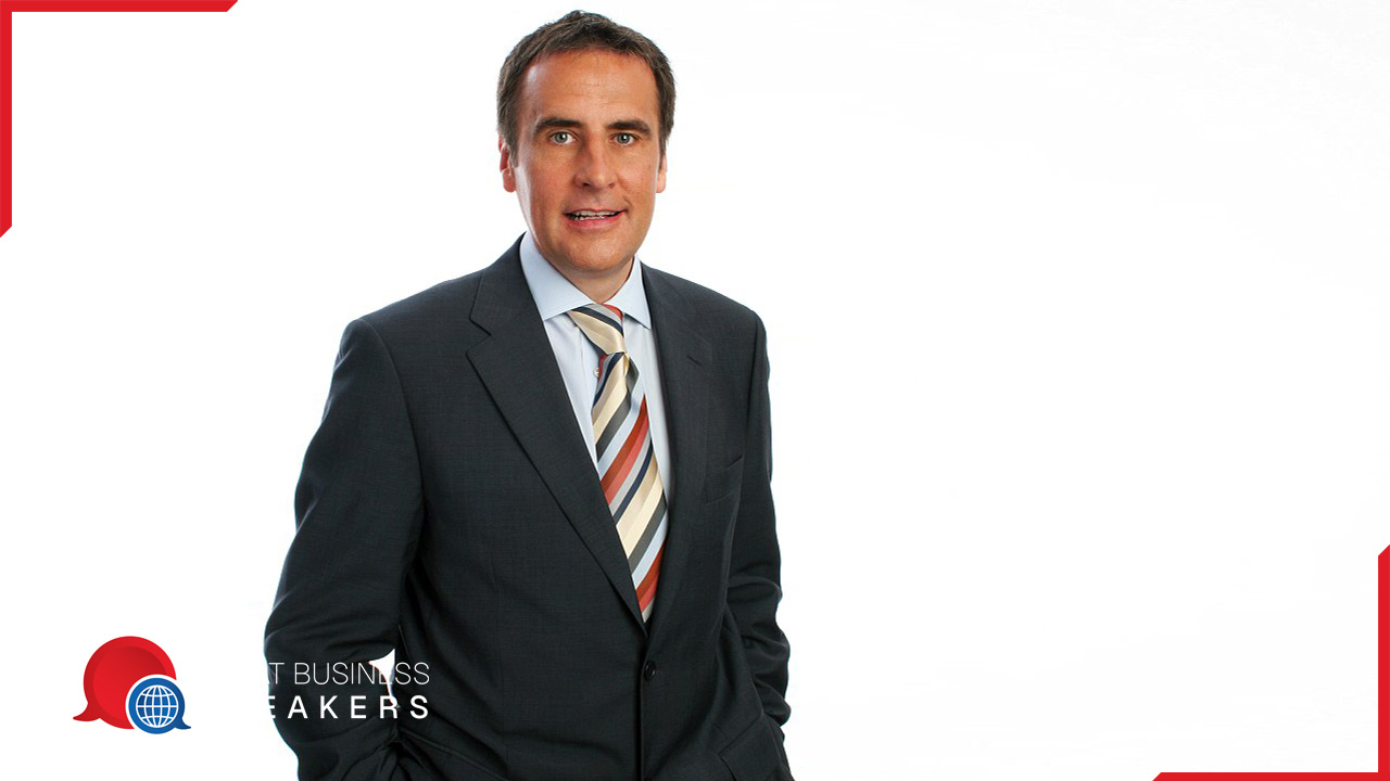 Dermot Murnaghan hire broadcaster speaker book at agent Great Business Speakers