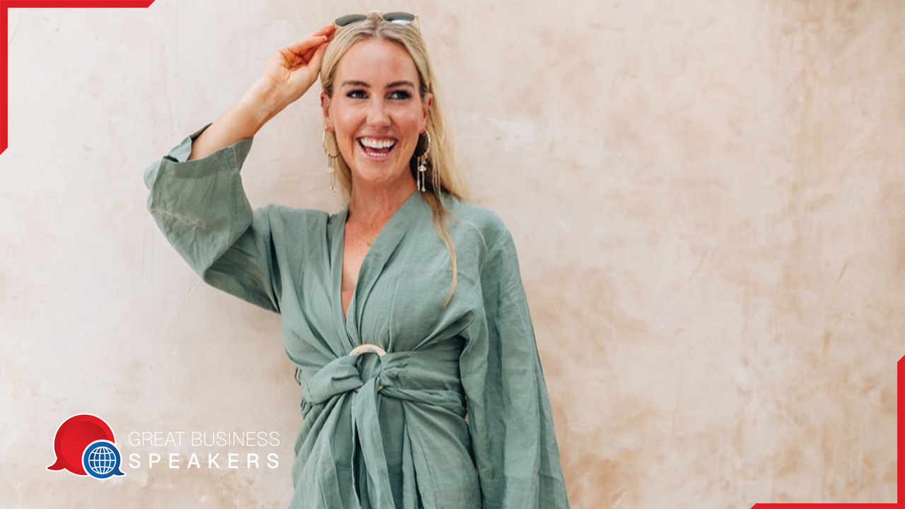 Ella Mace hire female business speaker book at agent Great Business Speakers.