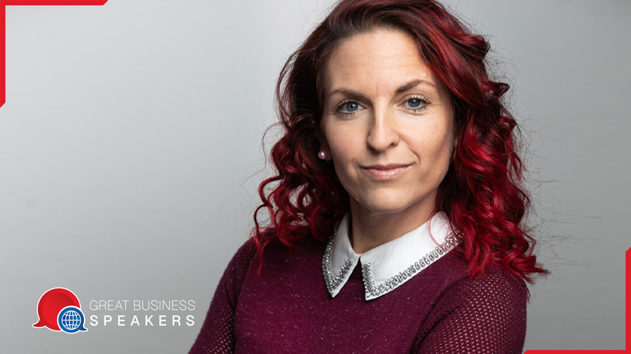 Evelyne Brink hire personal development speaker book at agent Great Business Speakers.