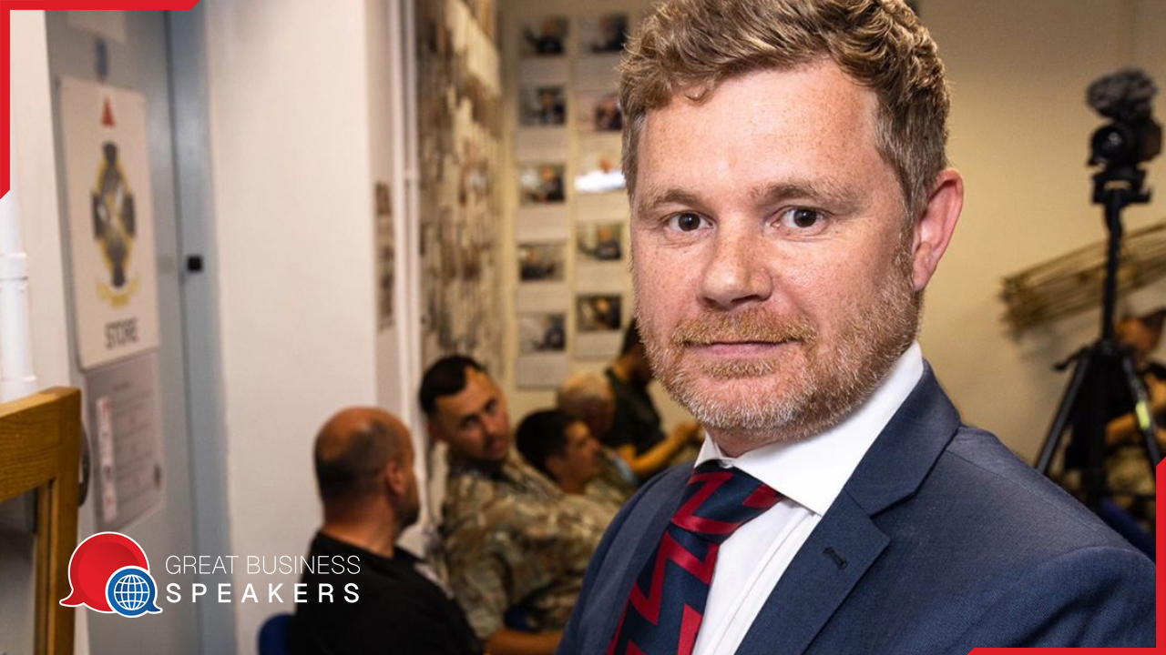 Gary Prout hire Army Veteran Speaker book at agent Great Business Speakers.