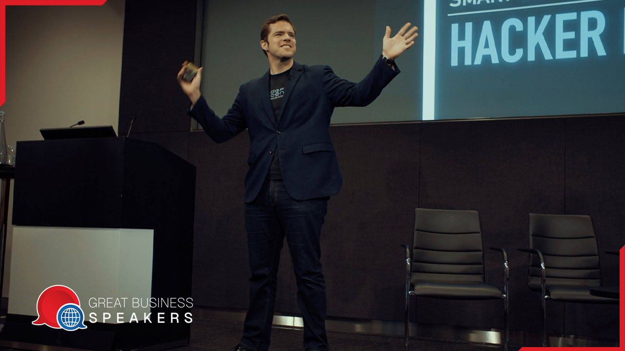 Glen Wilkinson hire cybersecurity white hat hacker speaker book at official agent Great Business Speakers.