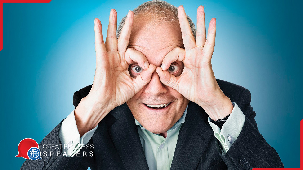 Gyles Brandreth hire writer, broadcaster and performer speaker book at agent Great Business Speakers.