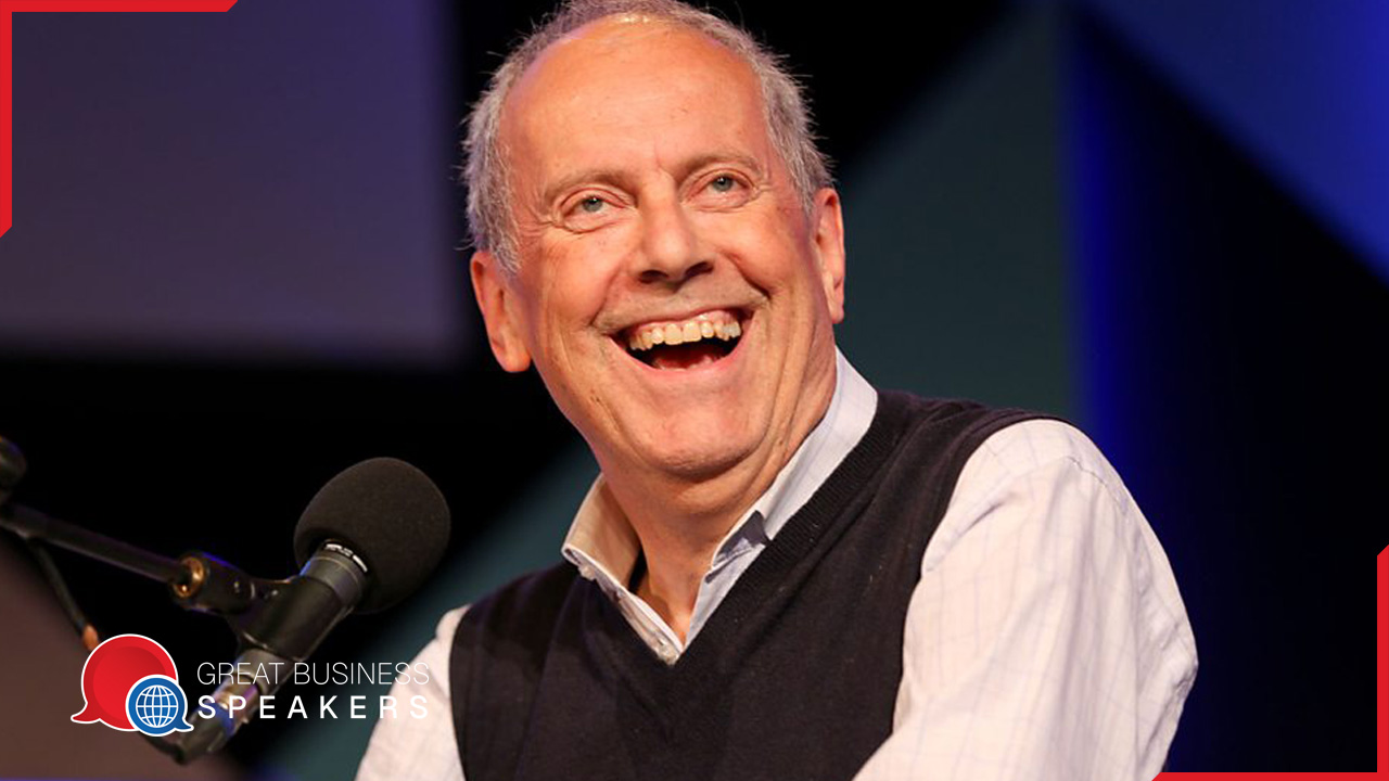 Gyles Brandreth hire writer, broadcaster and performer speaker book at agent Great Business Speakers.