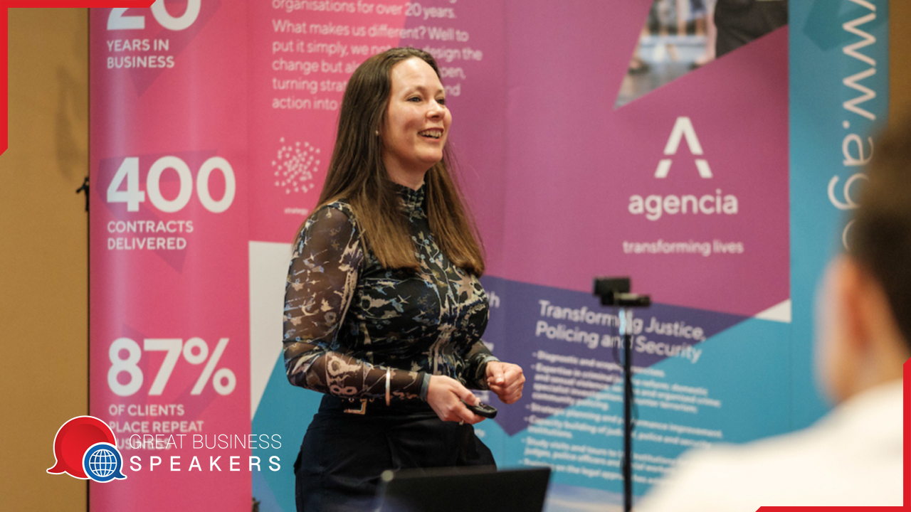 Helen Gibson MBE hire international business entrepreneur speaker book at agent Great Business Speakers.