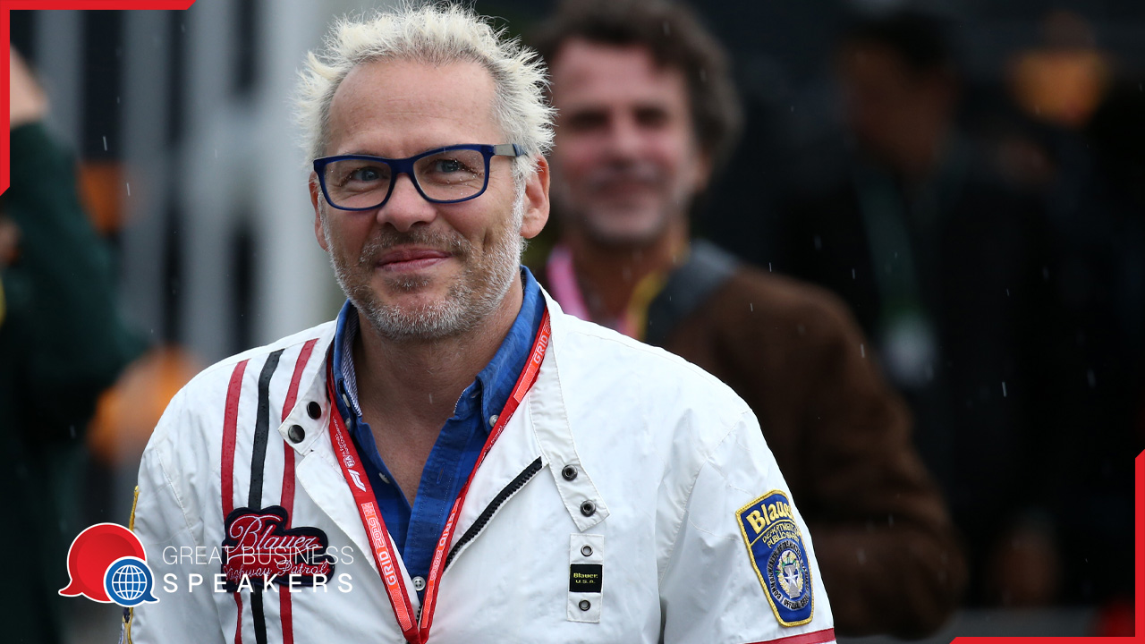 Jacques Villeneuve hire renowned Formula 1 star speaker book at agent Great Business Speakers.