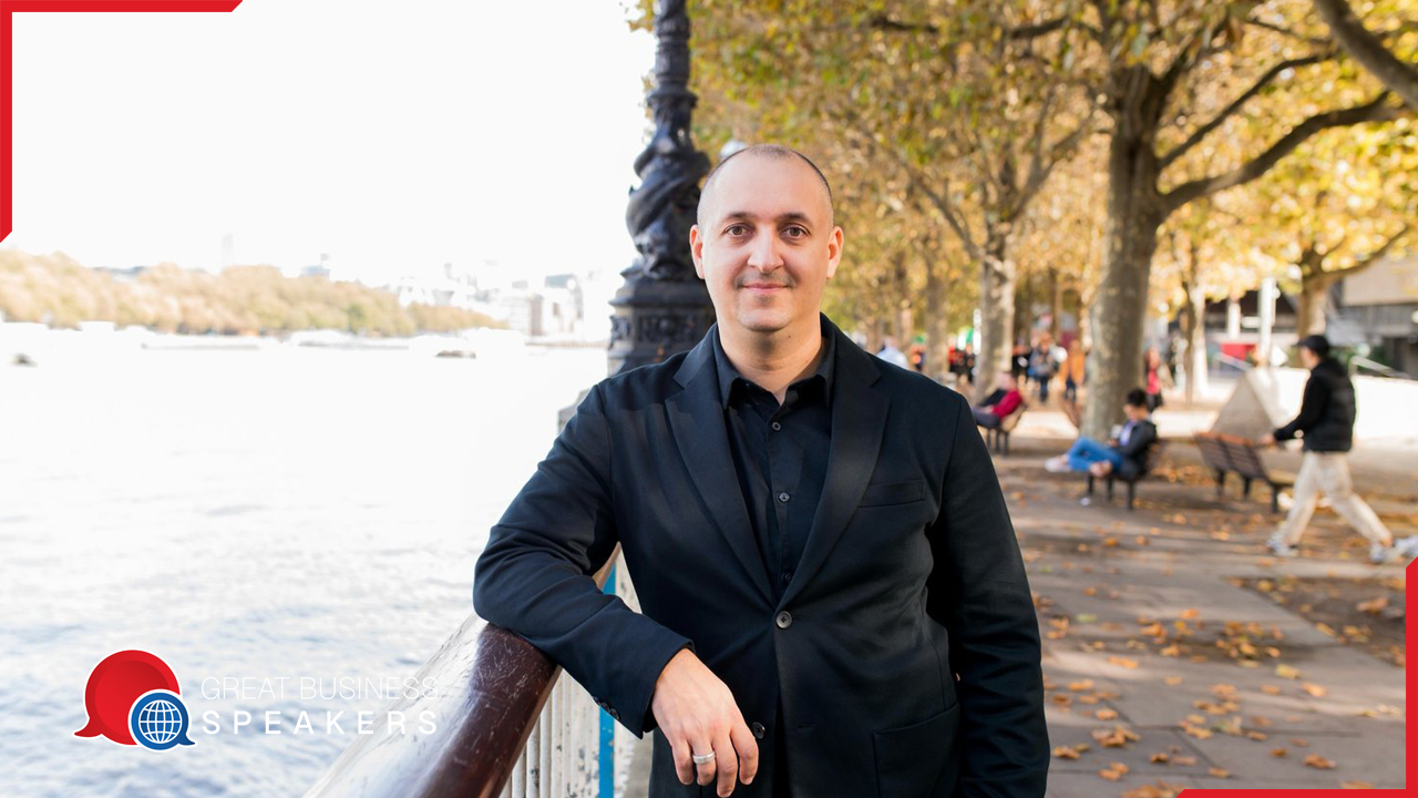 James Poulter hire founder and CEO of Vixen Labs speaker book at agent Great Business Speakers.