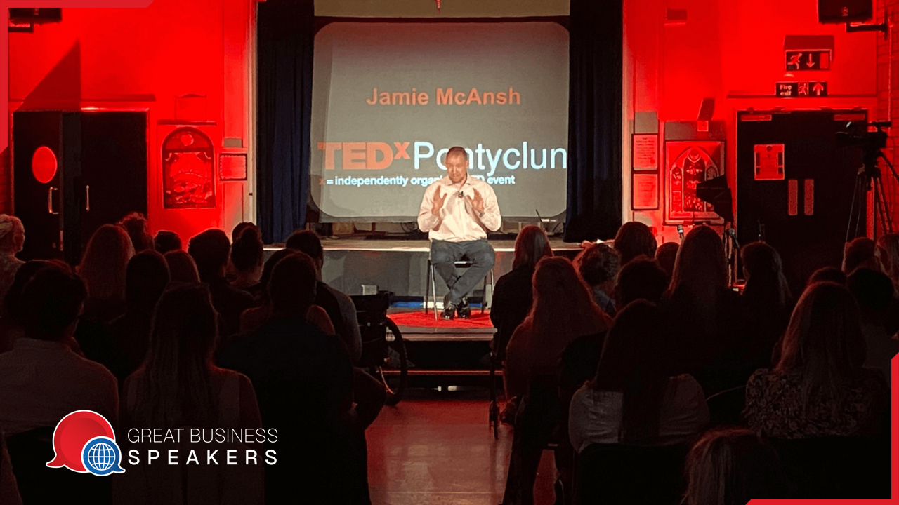 Jamies McAnsh hire health and wellbeing speaker book at agent Great Business Speakers