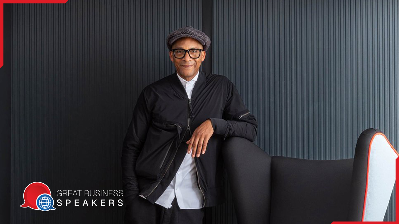 Jay Blades MBE hire most popular furniture restorer speaker book at agent Great Business Speakers.
