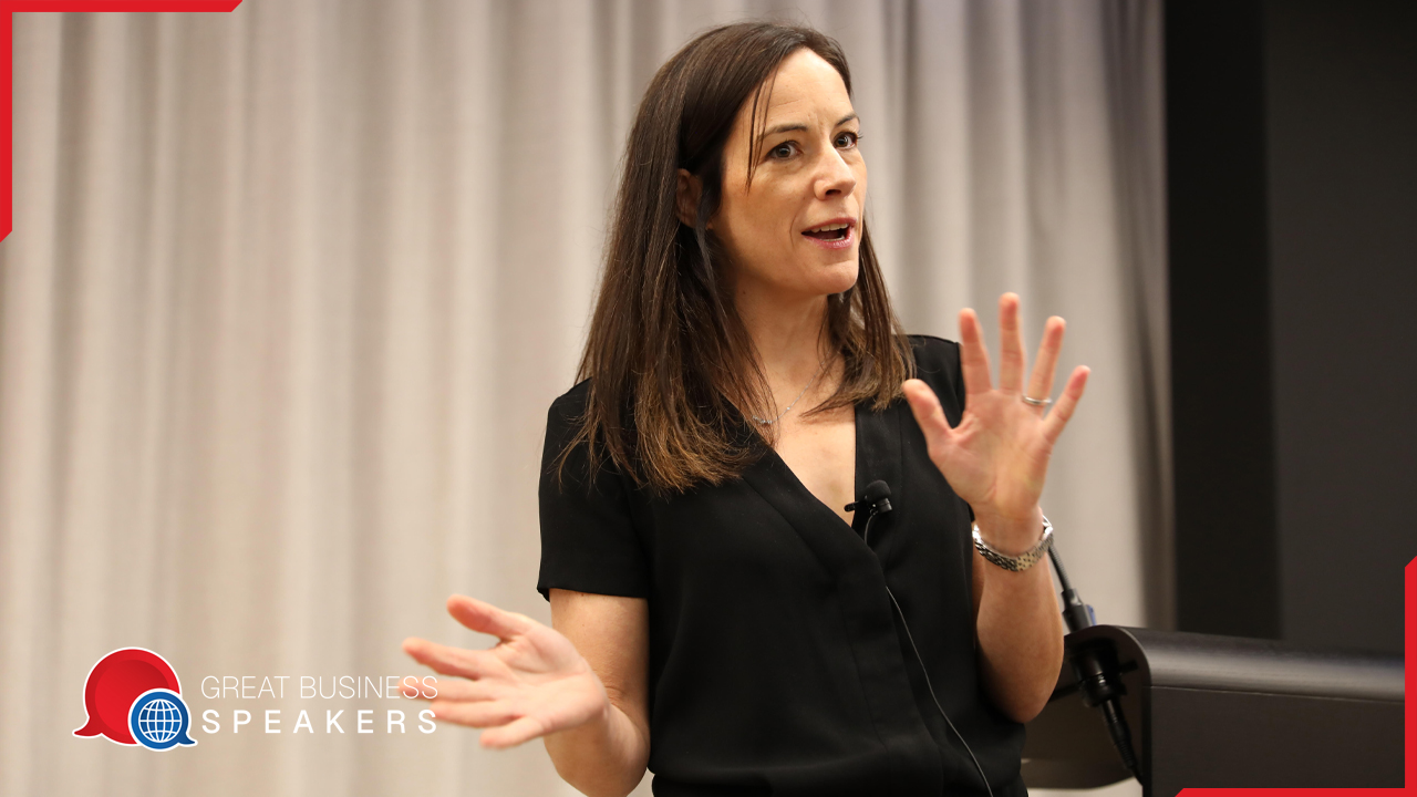 Jessica Sansom hire passionate sustainability speaker book at agent Great Business Speakers