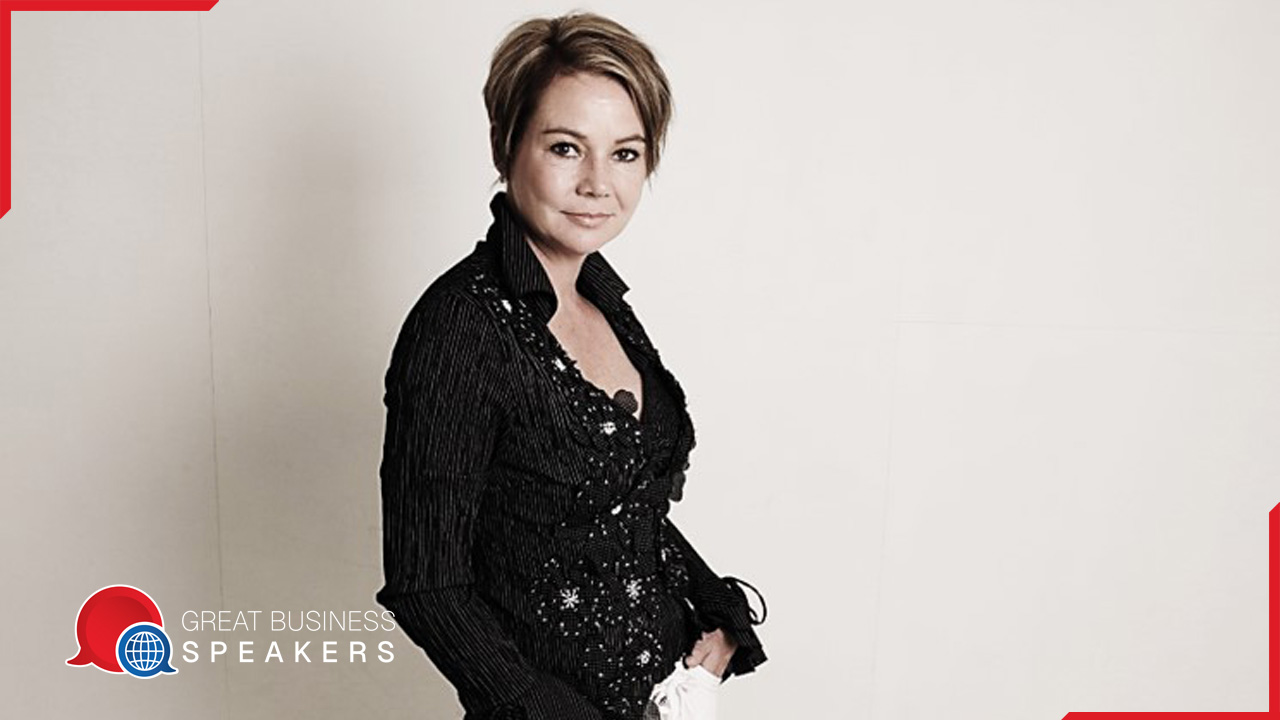 Jodie Armore- White hire presenter speaker book at agent Great Business Speakers.