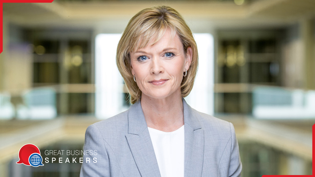 Julie Etchingham hire broadcaster speaker book at agent Great Business Speakers