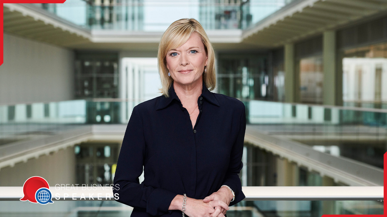 Julie Etchingham hire broadcaster speaker book at agent Great Business Speakers