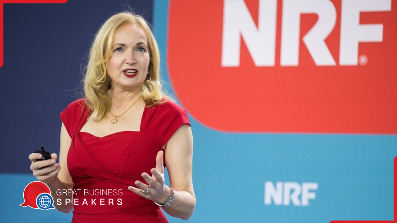 Kate Ancketill hire leading female business speaker book at agent Great Business Speakers.