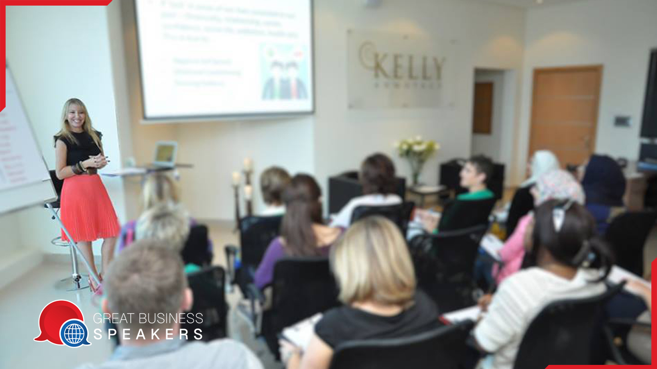 Kelly Armatage hire coach speaker book at agent Great Business Speakers.