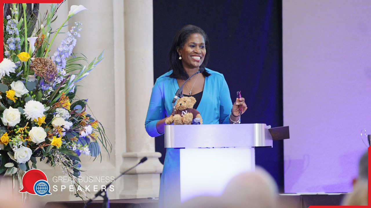 Laura Henry- Allain MBE hire global award-winning producer speaker book at agent Great Business Speakers.