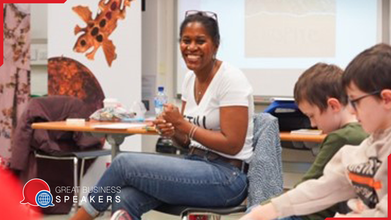 Laura Henry- Allain MBE hire global award-winning producer speaker book at agent Great Business Speakers.