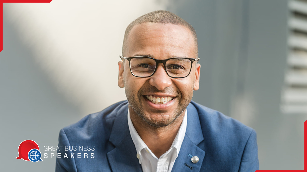 Leon Gordon hire leader in AI speaker book at agent Great Business Speakers.