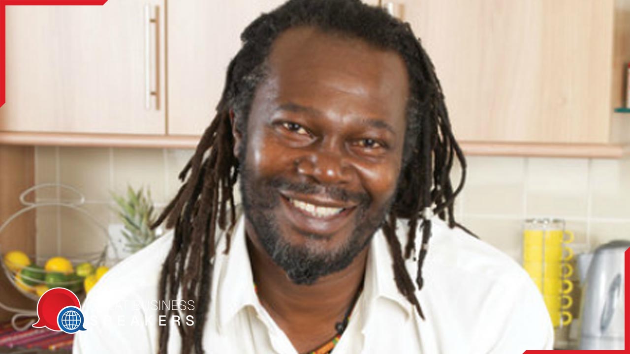 Levi Roots hire entrepreneur speaker book at agent Great Business Speakers.