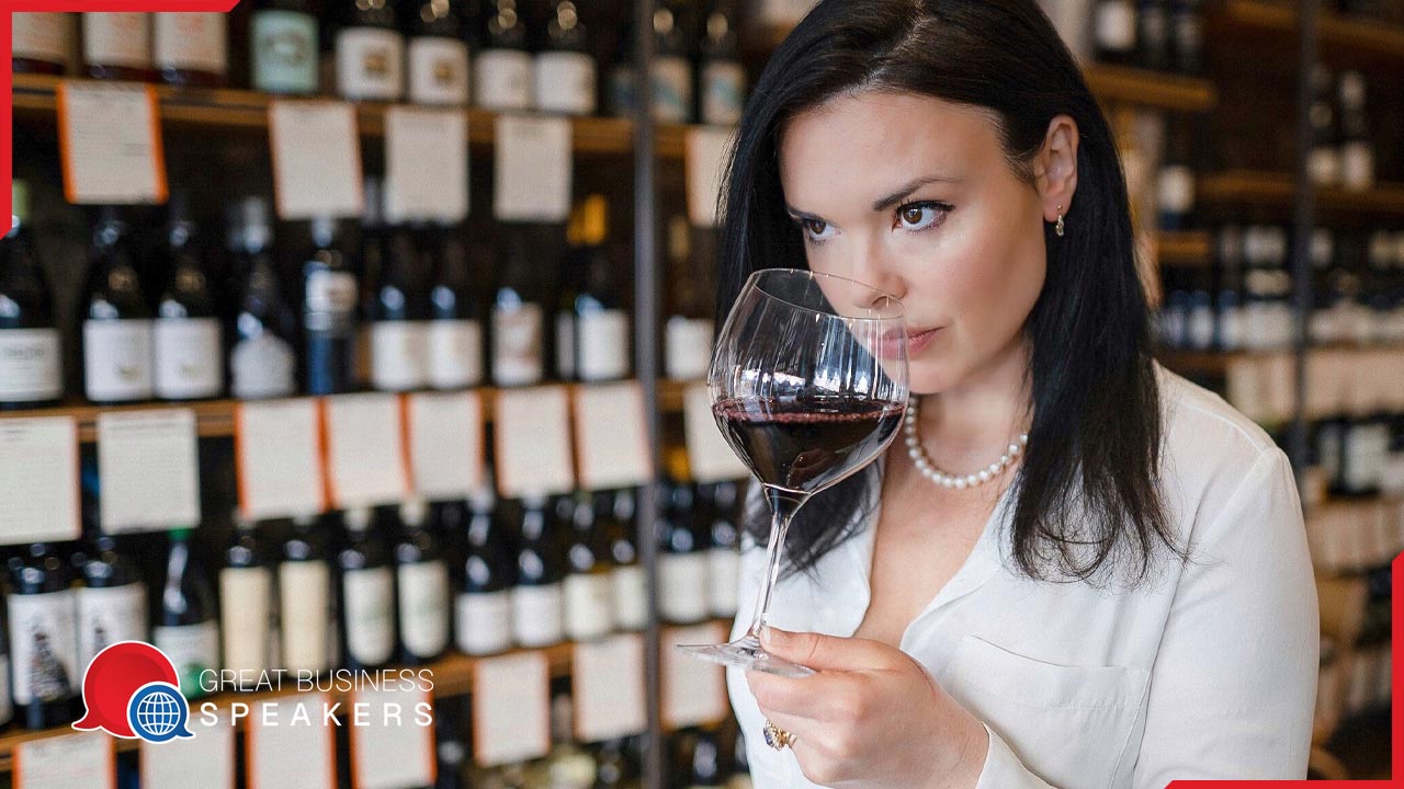 Libby Brodie hire Founder of Bacchus & Brodie Wine Consultancy speaker book at agent Great Business Speakers.