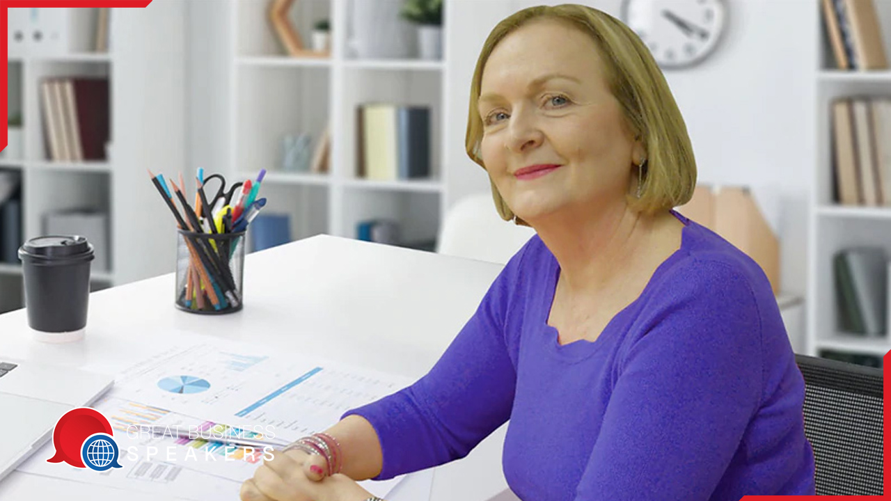 Liz McKeon hire Beauty Business expert speaker book at agent Great Business Speakers.