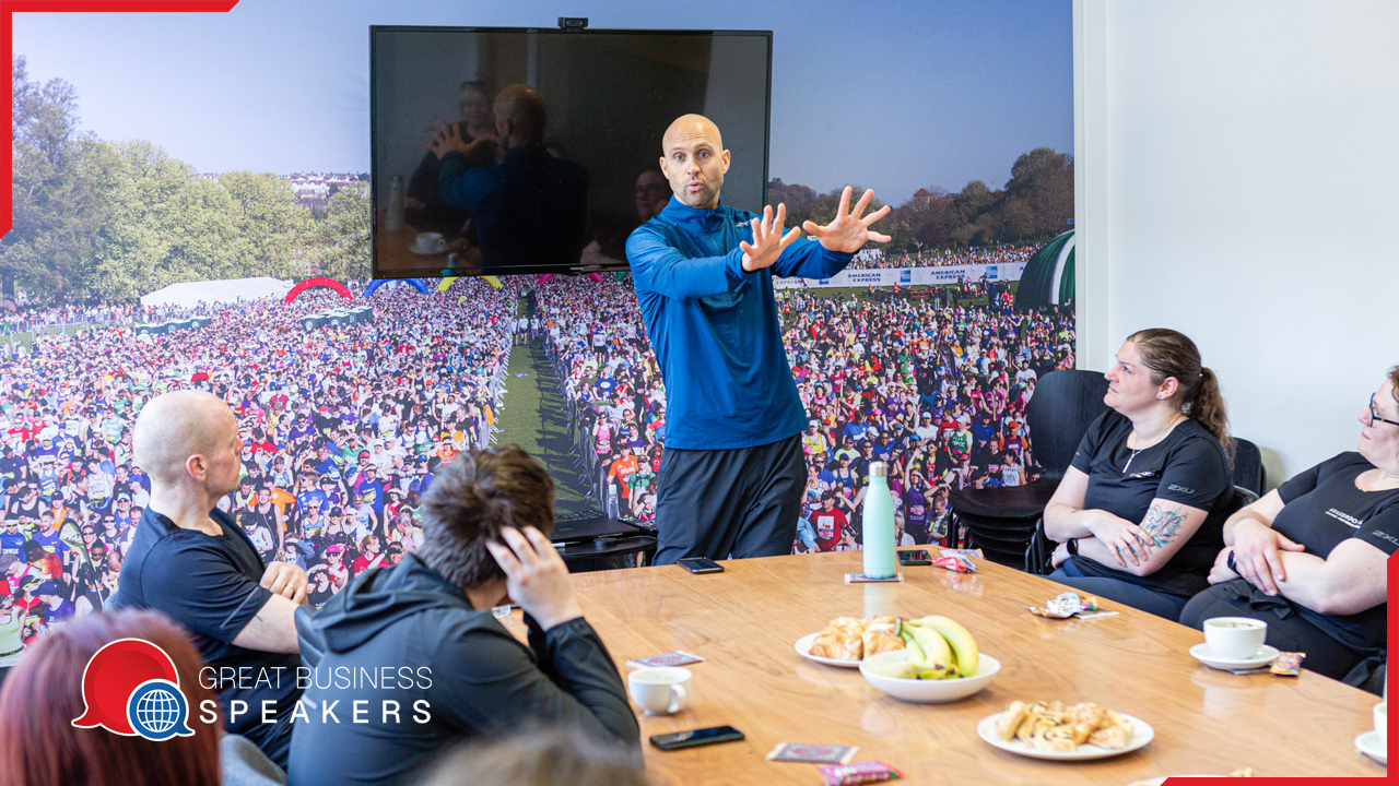 Luke Tyburski hire ultra-athlete and adventurer speaker book at agent Great Business Speakers.