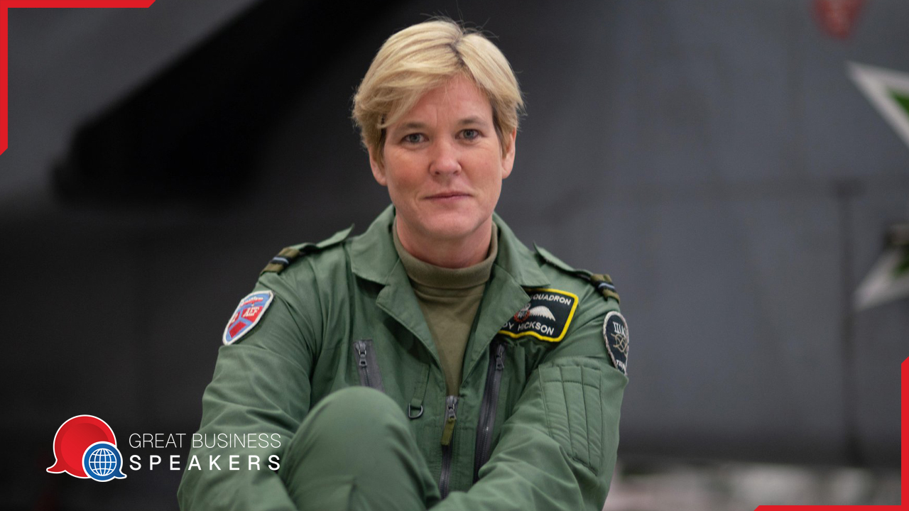 Mandy Hickson hire female Pilot speaker book at agent Great Business Speakers.