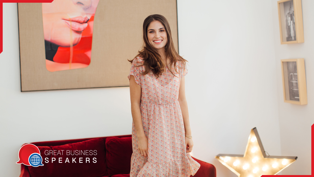 Marine Tanguy hire female business speaker book at agent Great Business Speakers.