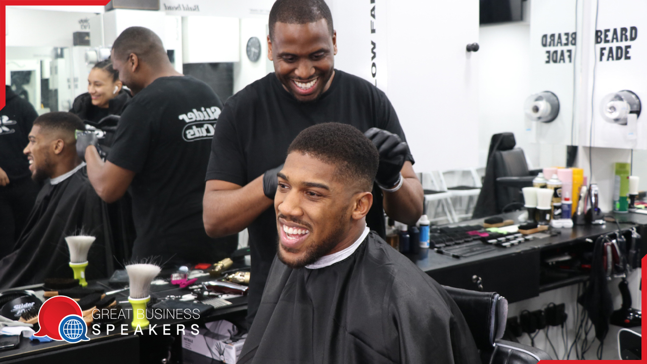 Mark Maciver hire Barber and hair stylist speaker book at agent Great Business Speakers.