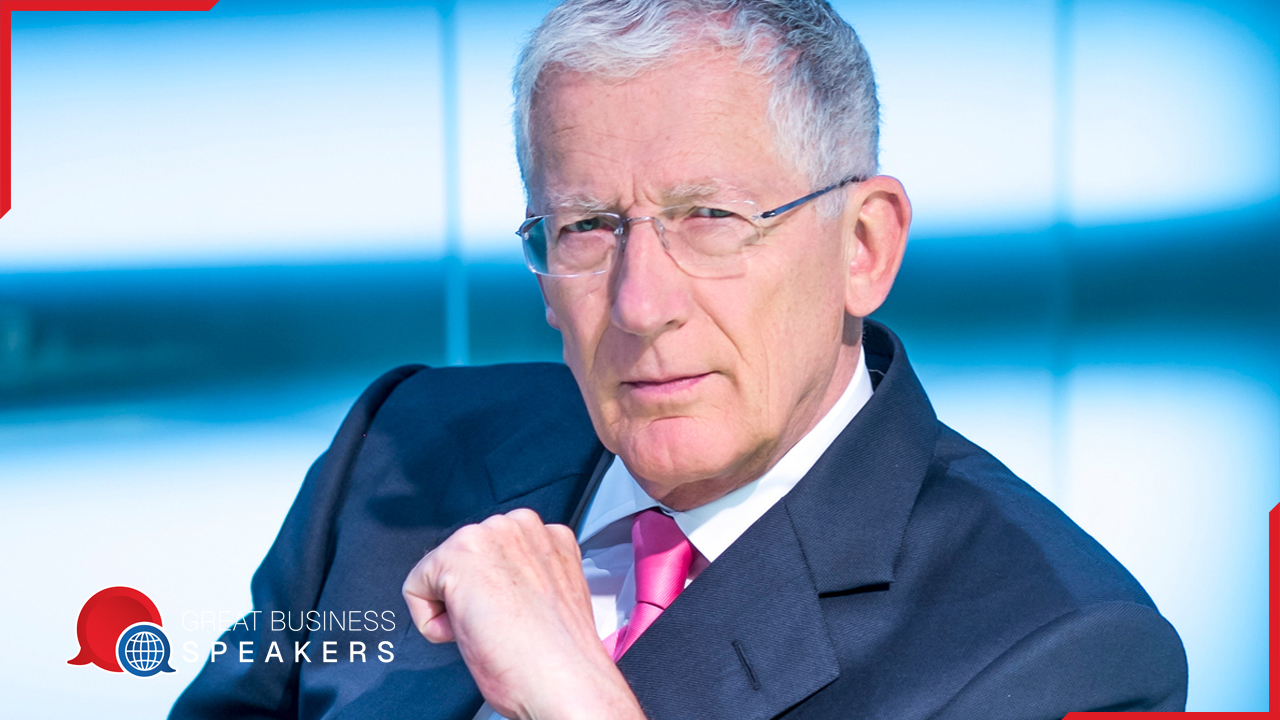 Nick Hewer hire broadcaster speaker book at agent Great Business Speakers