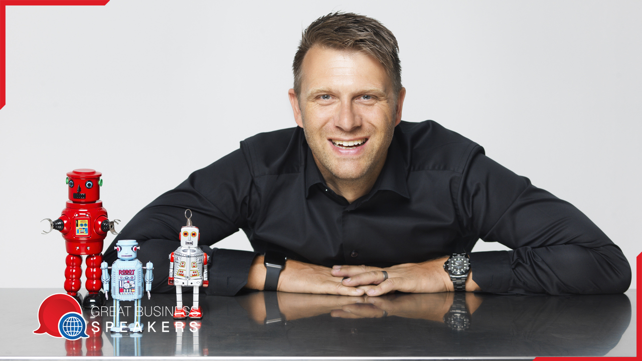 Nicklas Bergman hire futurist speaker book at agent Great Business Speakers