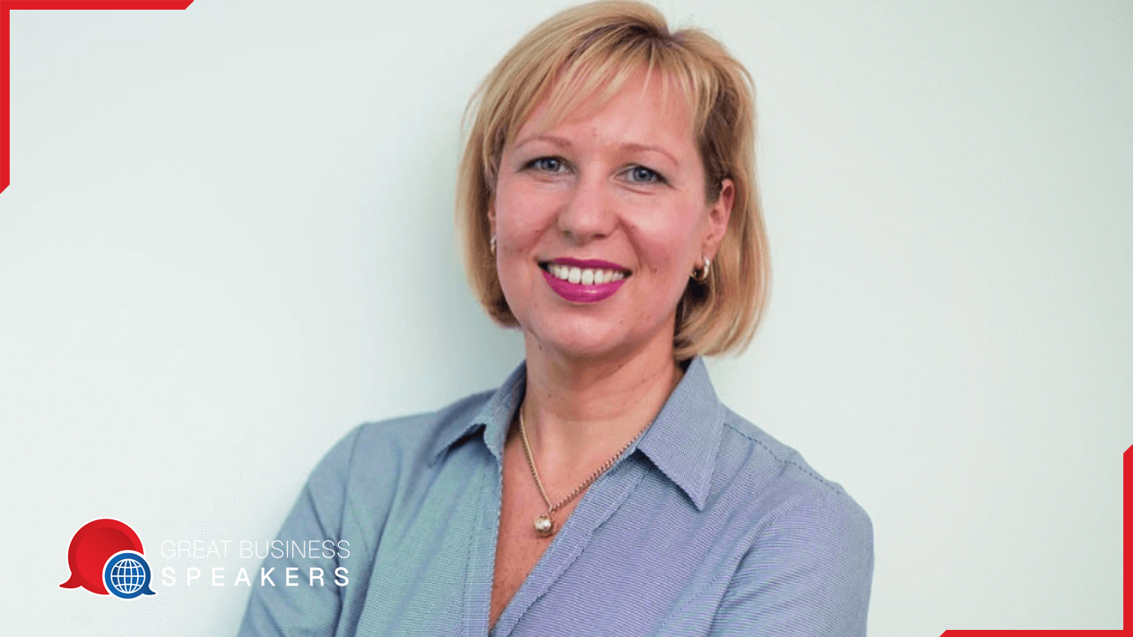 Nicola Cook hire business leader speaker book at agent Great Business Speakers