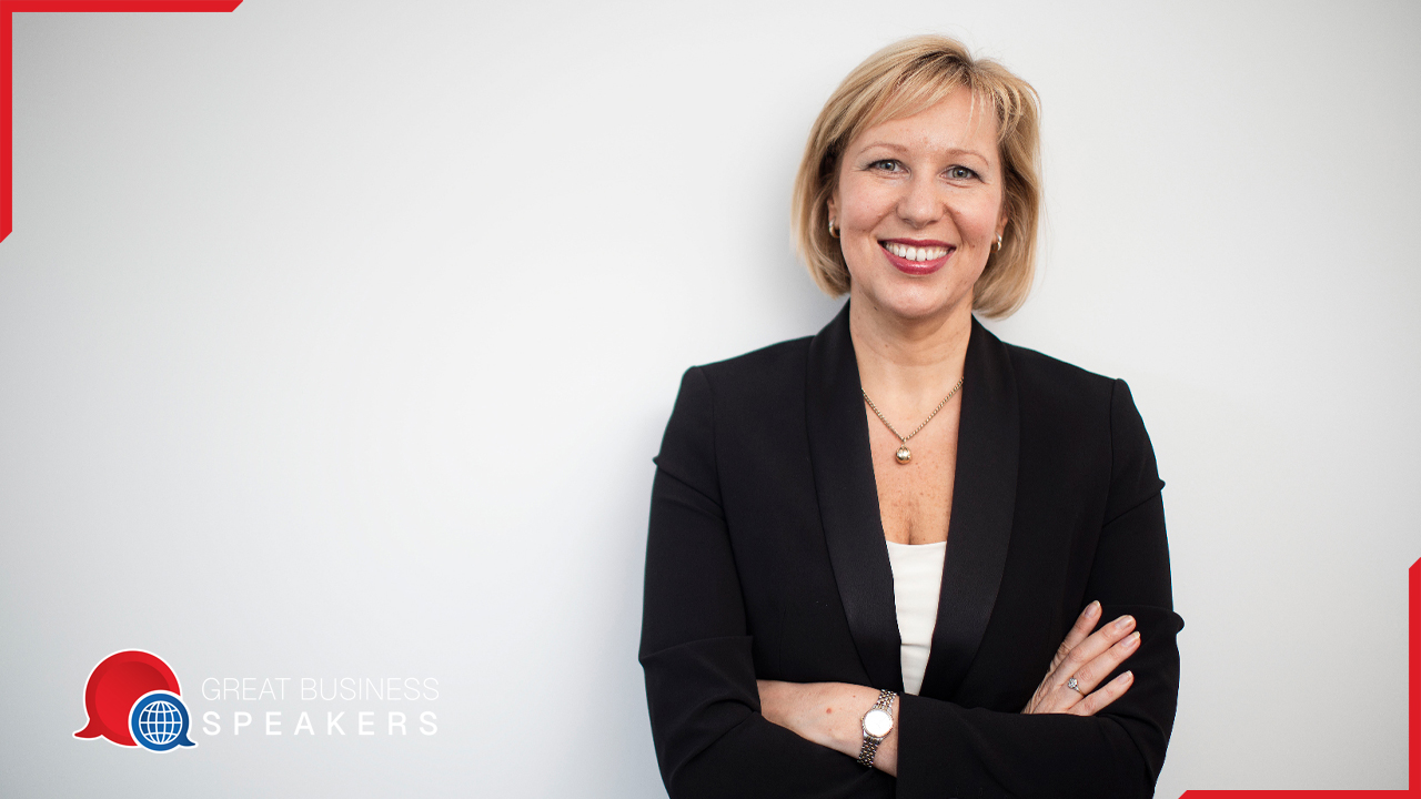 Nicola Cook hire business leader speaker book at agent Great Business Speakers