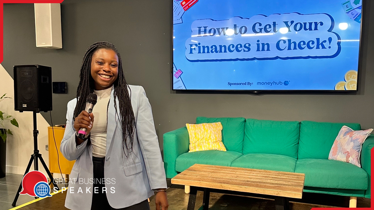 Ola Majekodunmi hire financial expert speaker book at agent Great Business Speakers