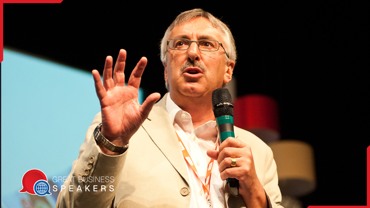 Paul Sloane hire motivational speaker book at agent Great Business Speakers