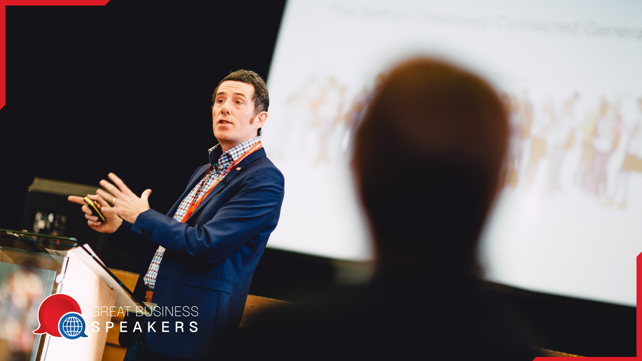 Phil jones MBE hire managing Director of Brother UK speaker book at agent Great Business Speakers