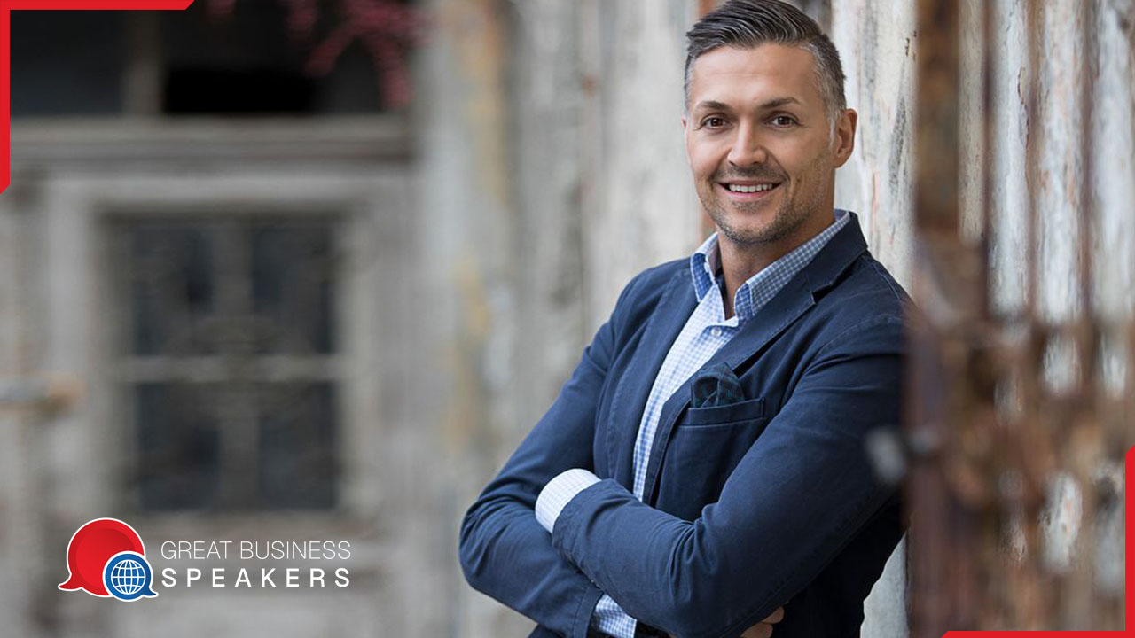 Pietro Polidori hire broadcaster speaker book at agent Great Business Speakers