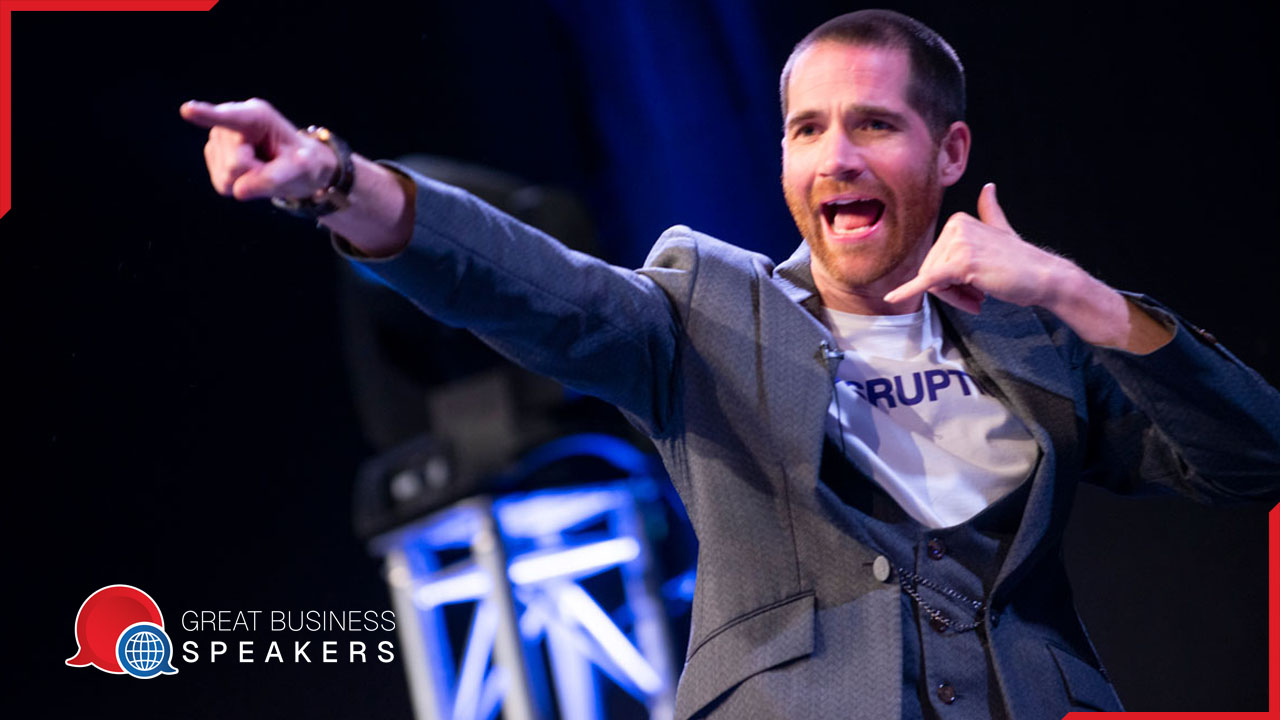 Rob Moore hire entrepreneur speaker book at agent Great Business Speakers