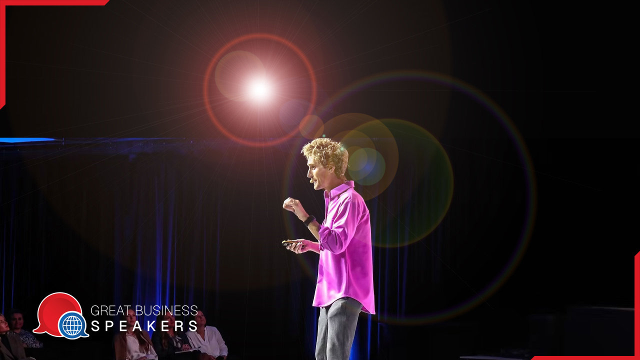 Ronan Harrington hire futurists speaker book at agent Great Business Speakers