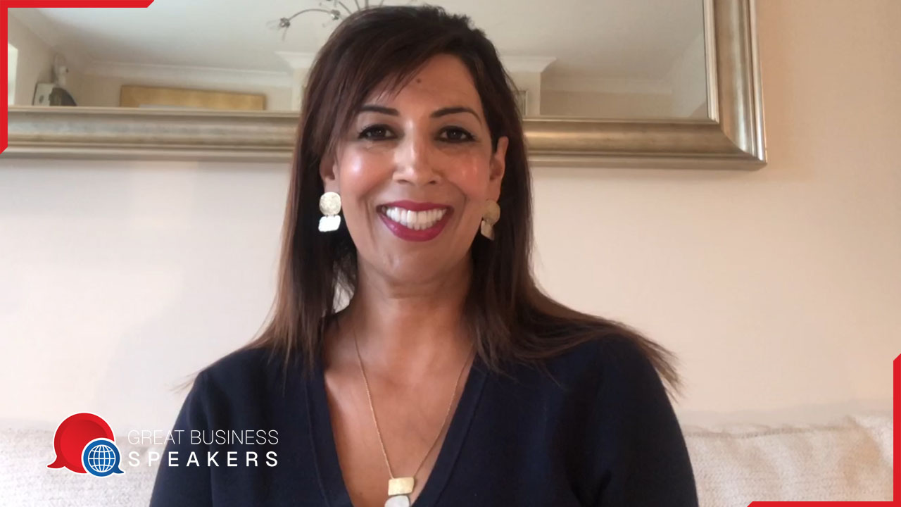 Ruby Malik hire inspirational speaker book at agent Great Business Speakers